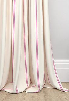 The British Stripe Co. Victoria, Notting Hill No.1 - Made to Measure Curtains